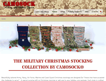 Tablet Screenshot of camosock.com